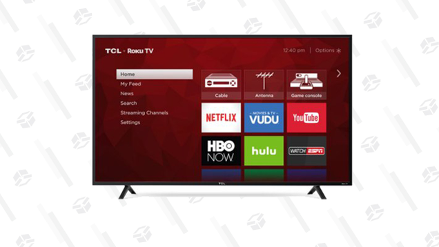 Refurbished TCL 55" Class 4K (2160P) Roku Smart LED TV (55S401) | $250 | Walmart